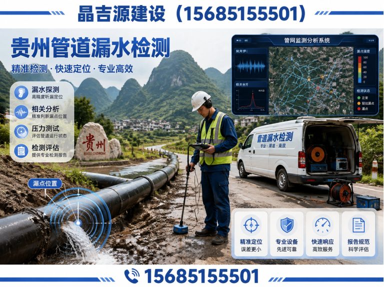 清镇市自来水漏水检测展示图