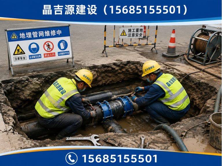 清镇市地埋管网维修展示图